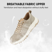 Jackie Shi Men's Fashion Sneakers Casual Dress Shoes Lightweight Breathable Walking Shoes Sand