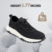 Jackie Shi Men's Fashion  Sneakers Casual Dress Shoes Lightweight Breathable Walking Shoes Black