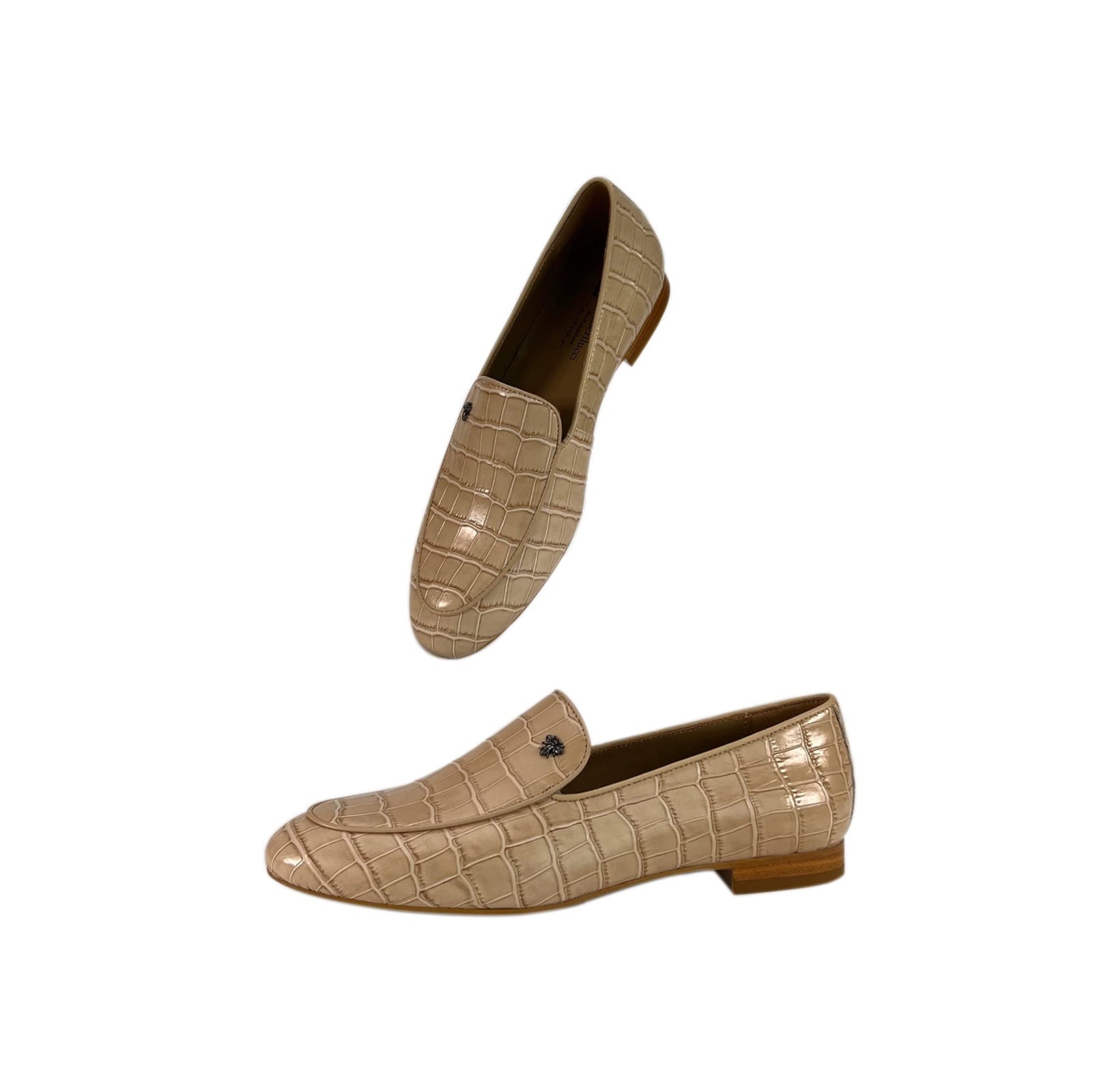 AiciBerllucci  Bee  ? Crocodile Pattern Cowhide Women's Loafers & Slip-Ons Comfortable Wide Loafers for Women Casual Women's Flats Driving Shoes