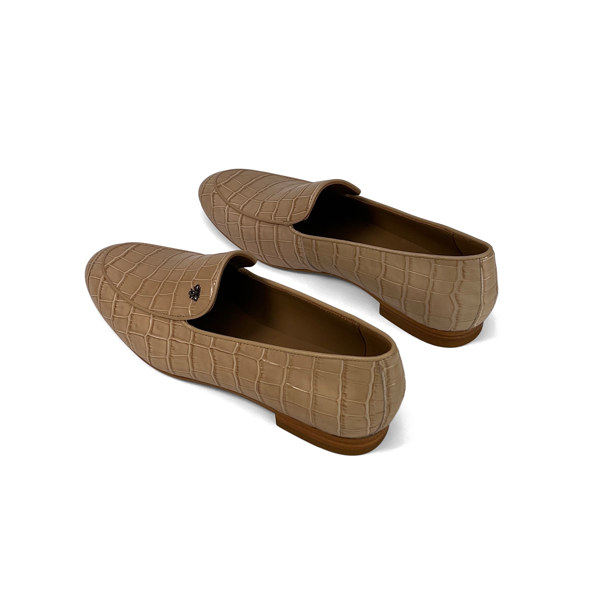 AiciBerllucci  Bee  ? Crocodile Pattern Cowhide Women's Loafers & Slip-Ons Comfortable Wide Loafers for Women Casual Women's Flats Driving Shoes
