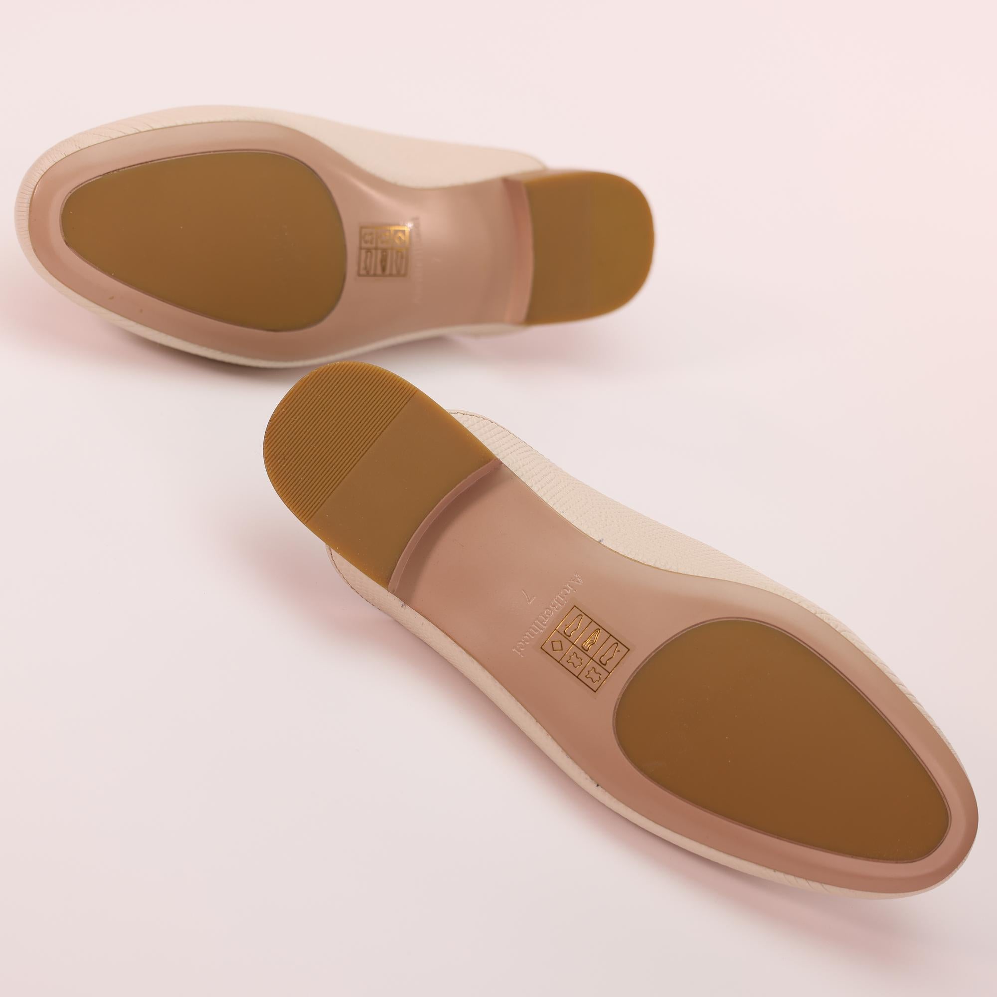 AiciBerllucci   Nude Lizard Embossed Cowhide & Sheepskin lining- Selene -Women's Leather Loafer in summer- Sleek Loafers Slip on Shoes-Casual Flat Shoes