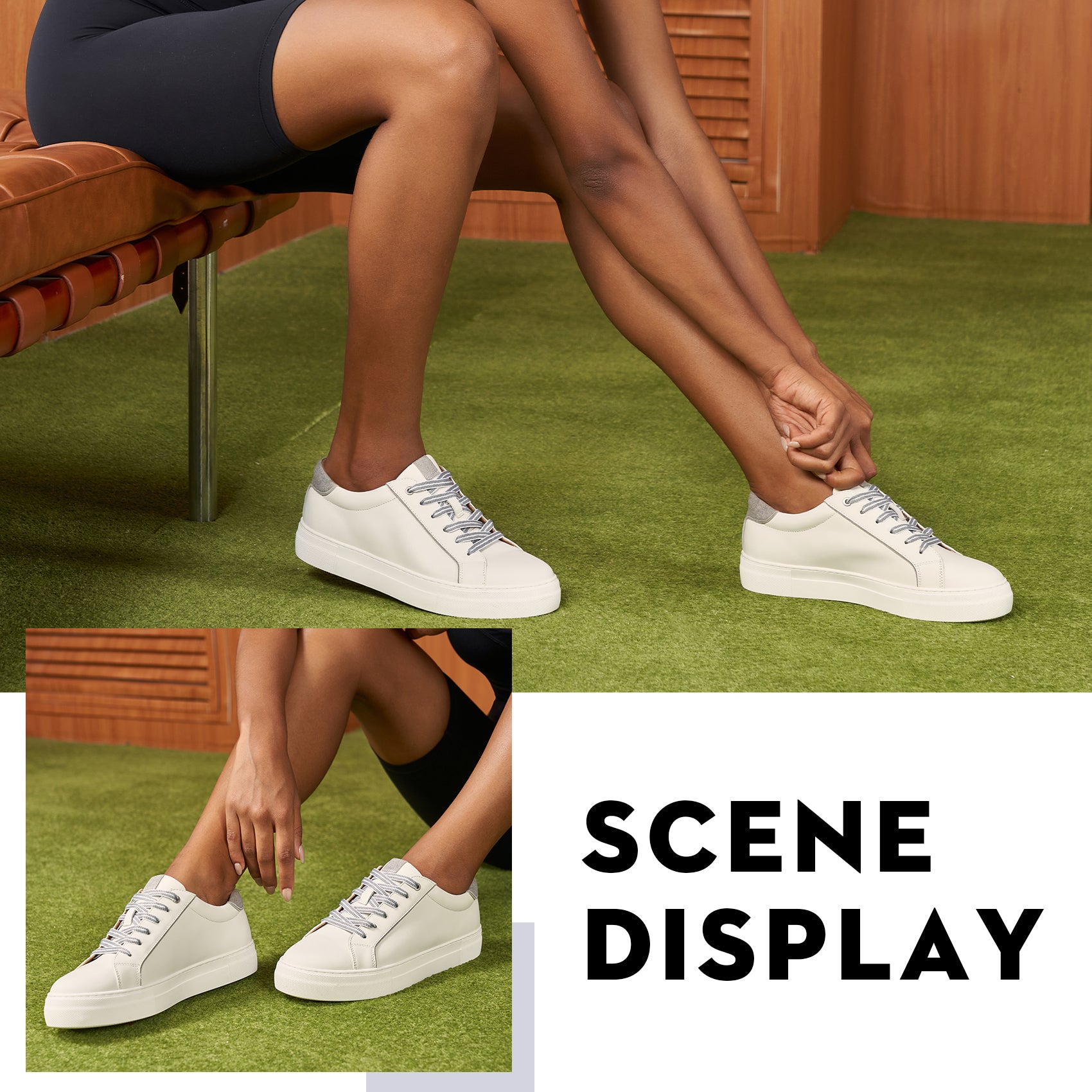 AiciBerllucci ZOY5  Women's Casual Sneakers, White Leather Sneakers, Platform Sneakers for Women, Comfortable Sneakers, White Fashion Sneakers for Women
