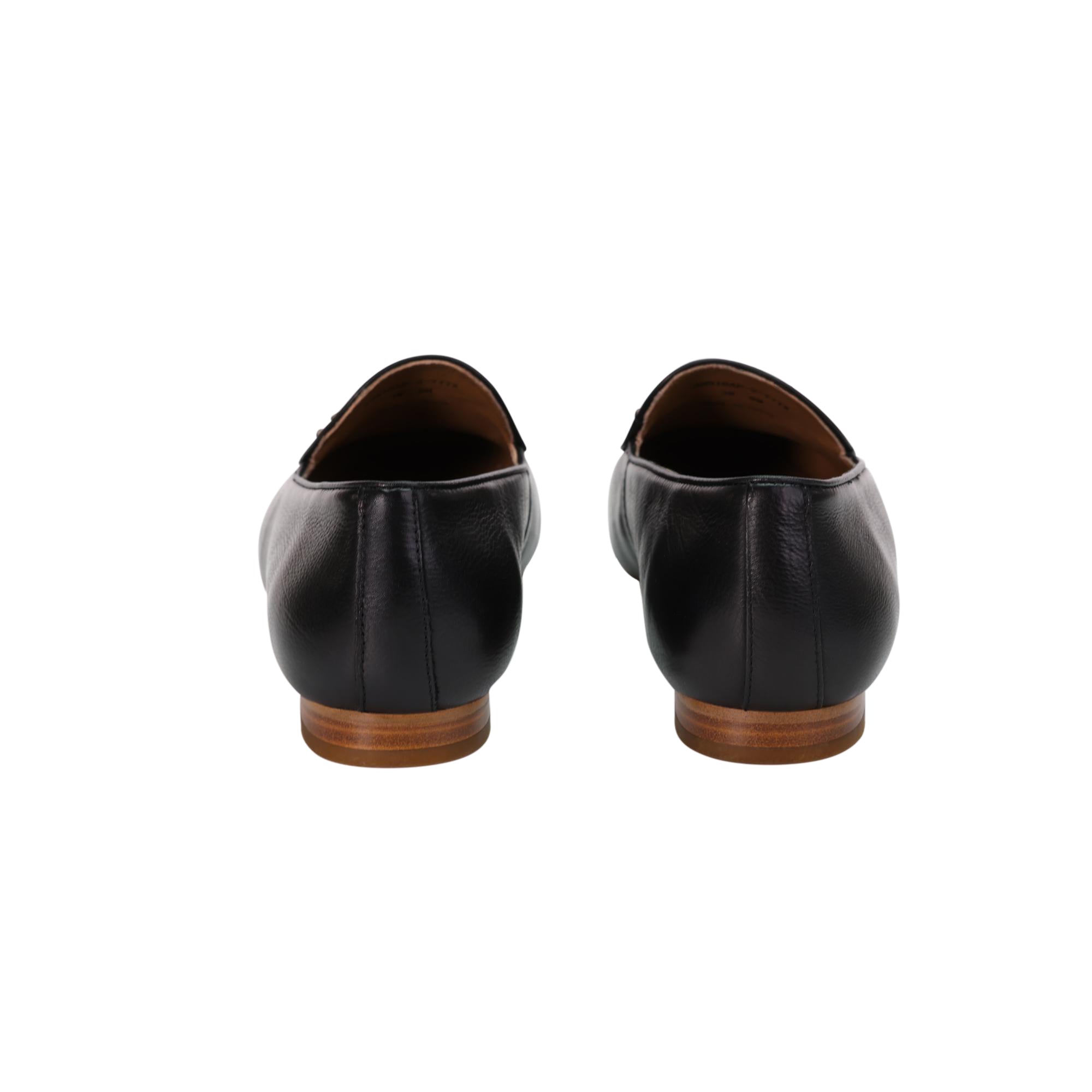 AiciBerllucci Prime  Black Calfskin  Leather Women's Loafers & Slip-Ons Comfortable Loafers for Women Casual Women's Flats Driving Shoes With Buckle